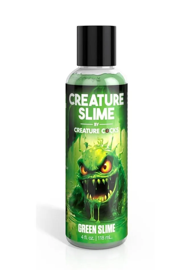 Creature Cocks Lubricants Creature Slime Green Slime Water Based Lubricant