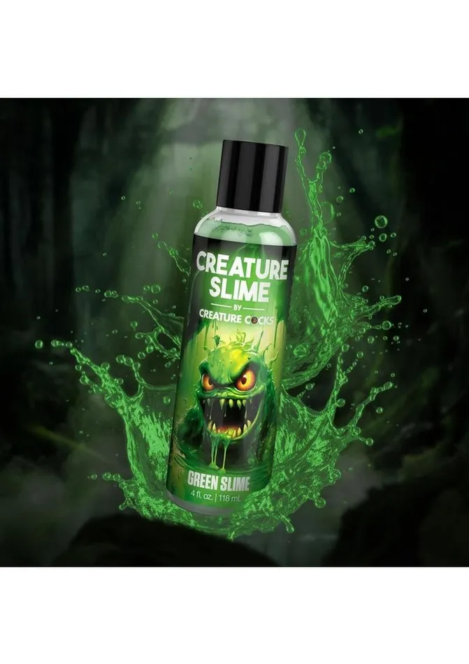 Creature Cocks Lubricants Creature Slime Green Slime Water Based Lubricant