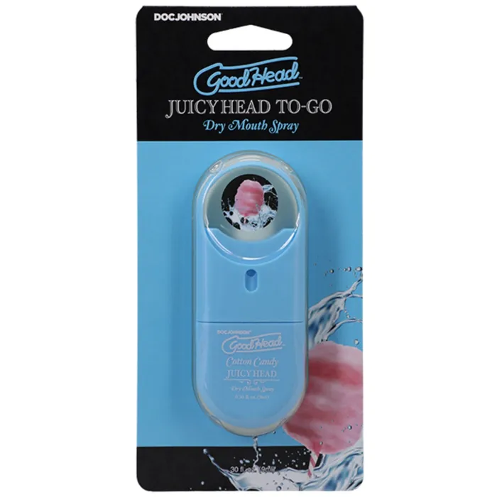 Enhancers GoodHead GoodHead Juicy Head To Go Dry Mouth Spray Cotton Candy 030oz