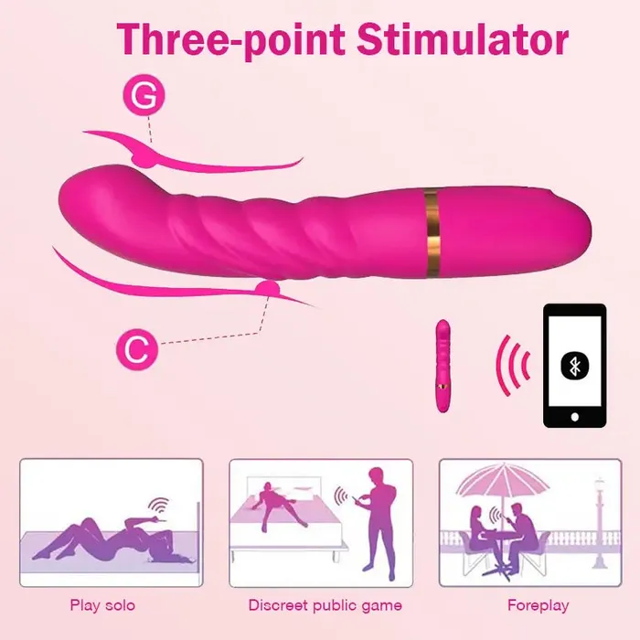 Female Sex Toys Long Distance Bluetooth APP Control Vibrator Inyarose
