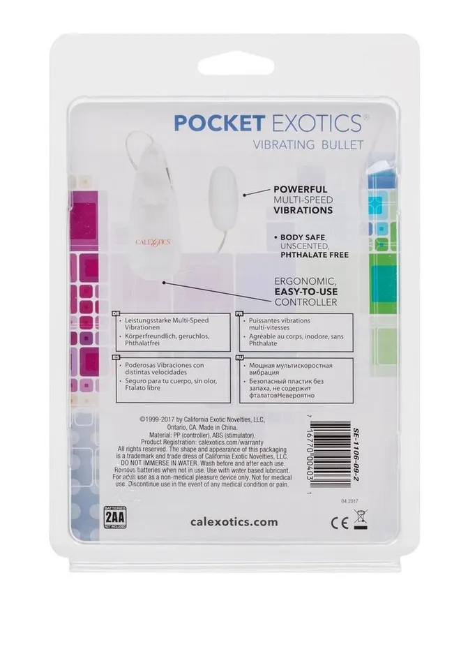 Female Sex Toys Pocket Exotics Vibrating Bullet Pocket Exotics
