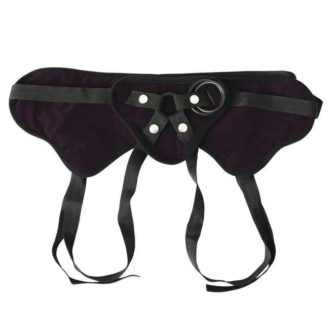 Female Sex Toys Sportsheets Sportsheets Plus Size Plush Adjustable StrapOn Harness Purple Female Sex Toys Sportsheets Sportsheets Plus Size Plush Adjustable StrapOn Harness Purple
