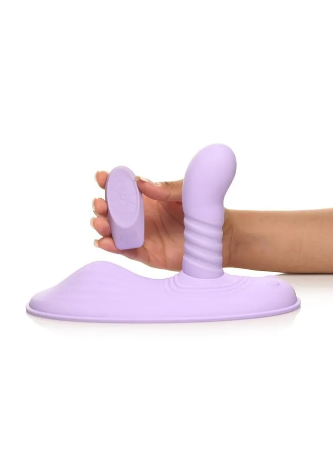 Inmi Female Sex Toys Inmi Thrust N Grind Thrusing and Vibrating Rechargeable Silicone Grinder Pad with Remote