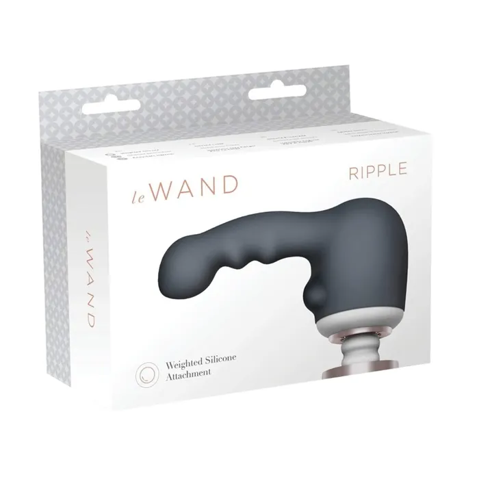 Le Wand Female Sex Toys Le Wand Ripple Weighted Silicone Attachment Grey