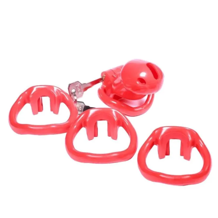 Male Sex Toys Love Plugs Red Rocket Chastity Cage