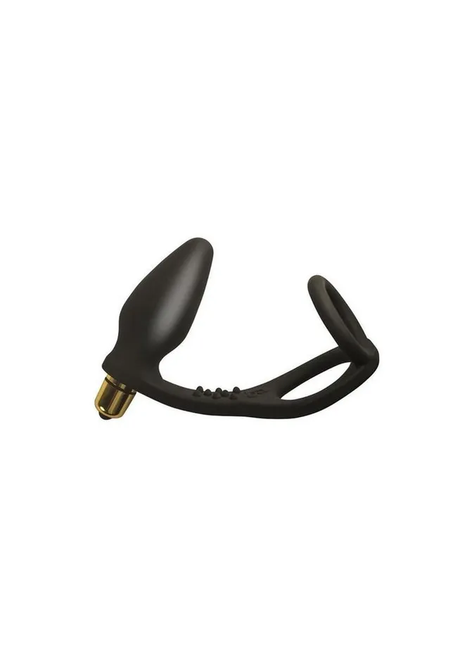 Male Sex Toys Rocks Off ROZen Vibrating Silicone Cock Ring with Butt Plug Male Sex Toys Rocks Off ROZen Vibrating Silicone Cock Ring with Butt Plug