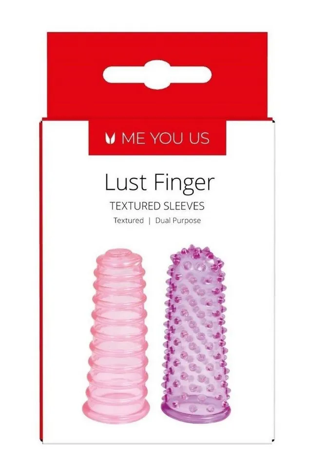 Me You Us Male Sex Toys ME YOU US Lust Finger Textured Sleeves