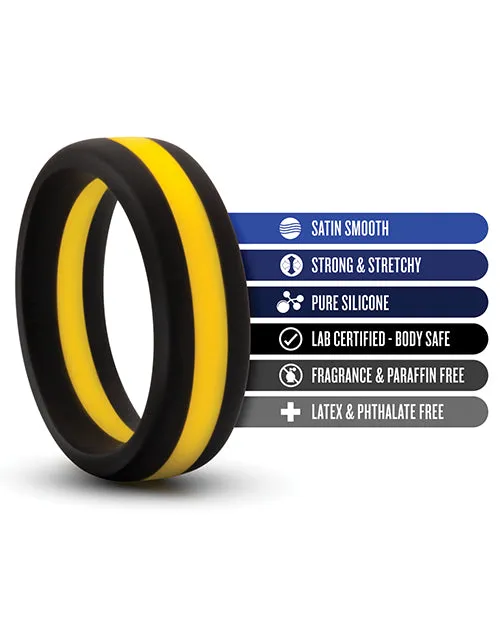 Open Desires Anal Blush Performance Silicone Go Pro Cock Ring BlackGold