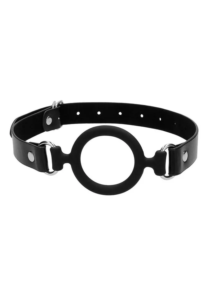 Ouch Male Sex Toys Ouch Silicone Ring Gag with Adjustable Bonded Leather Straps Ouch Male Sex Toys Ouch Silicone Ring Gag with Adjustable Bonded Leather Straps