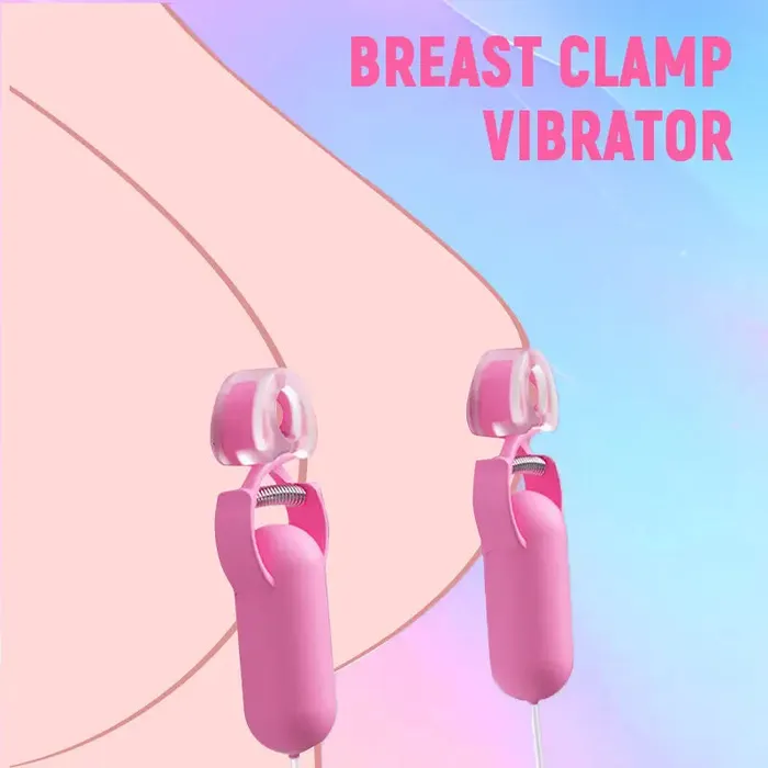 Vibrating Nipple Clips Inyarose Female Sex Toys