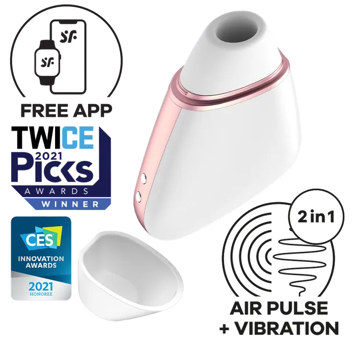 Vibrators Satisfyer Love Triangle App Enabled Air Pulse Stimulator Vibrators Satisfyer Love Triangle App Enabled Air Pulse Stimulator