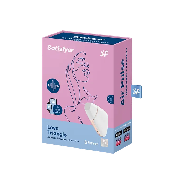 Vibrators Satisfyer Love Triangle App Enabled Air Pulse Stimulator Vibrators Satisfyer Love Triangle App Enabled Air Pulse Stimulator