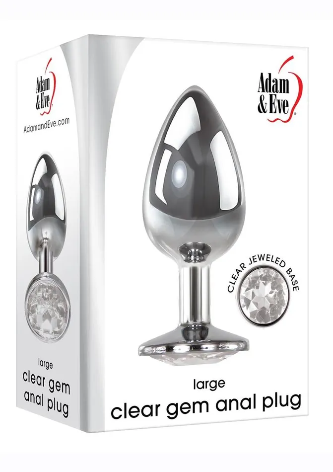 Adam and Eve Clear Gem Anal Plug Adam and Eve Male Sex Toys