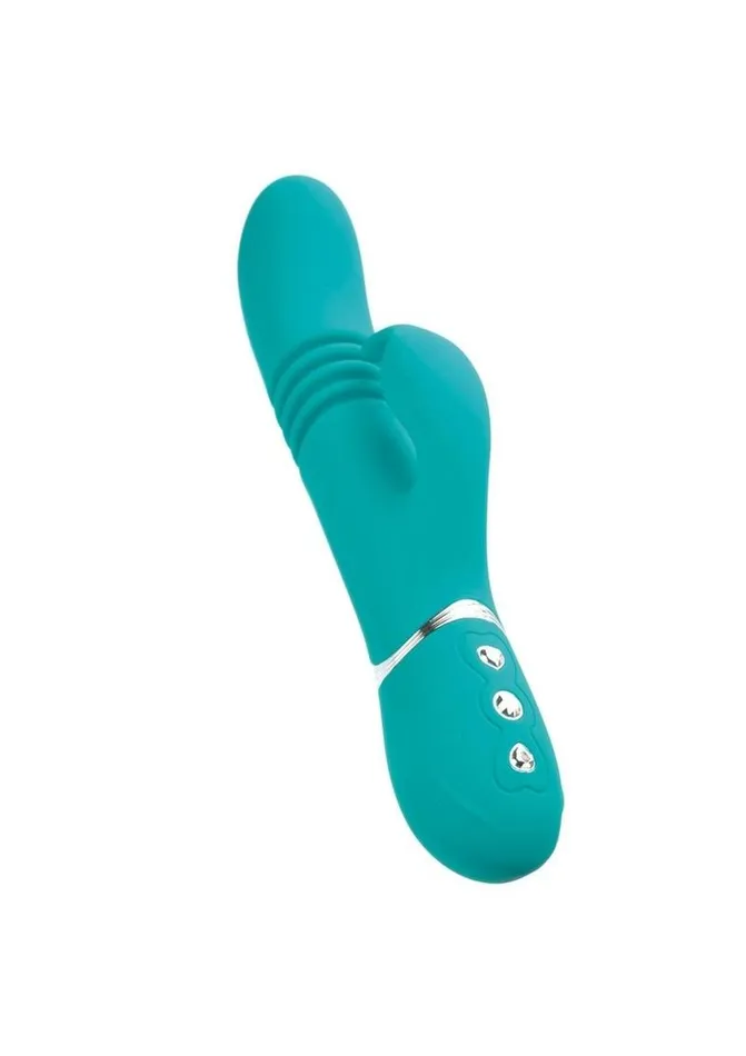 Adam and Eve Eves Rechargeable Silicone Thrusting Rabbit Vibrator Adam and Eve Female Sex Toys