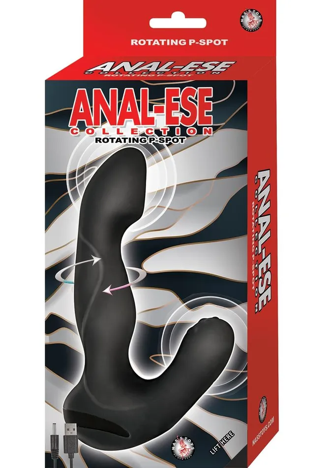 Anal Ese Female Sex Toys AnalEse Collection Rotating PSpot Silicone Rechargeable Vibrator Anal Ese Female Sex Toys AnalEse Collection Rotating PSpot Silicone Rechargeable Vibrator