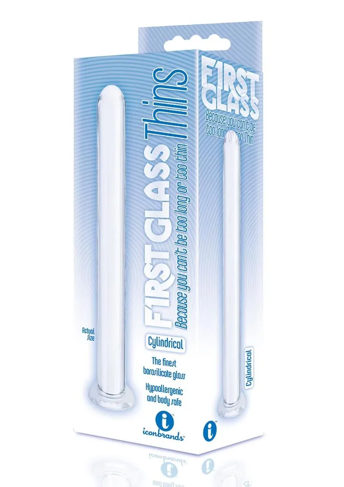 Anal THE 9S First Glass Thins Cylindrical Glass Plug Anal THE 9S First Glass Thins Cylindrical Glass Plug