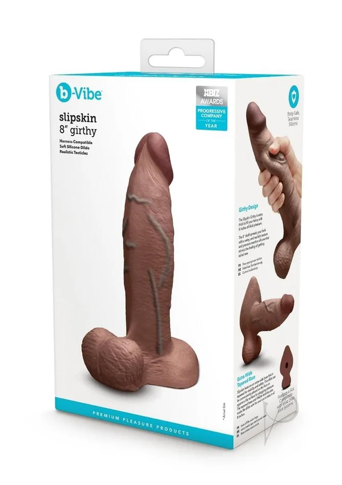 bVibe Dildos BVibe Slipskin Realistic Silicone Girthy Dildo