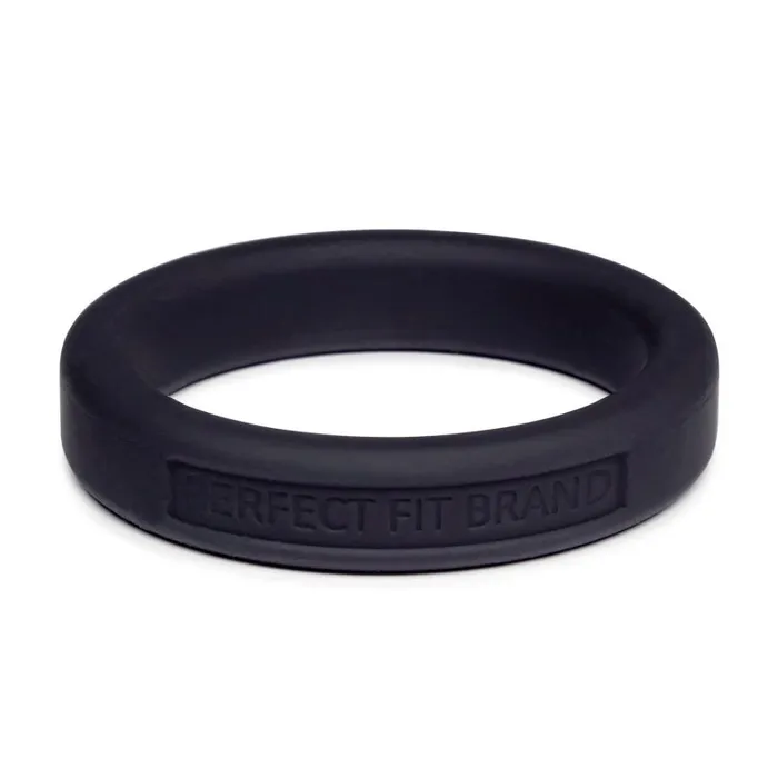 Classic Silicone Medium Stretch Penis Ring 44mm Black PerfectFit Male Sex Toys Classic Silicone Medium Stretch Penis Ring 44mm Black PerfectFit Male Sex Toys