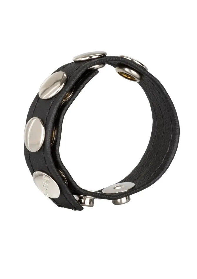 Colt Male Sex Toys Colt Leather CB Strap Adjustable 5 Snap Cock Ring