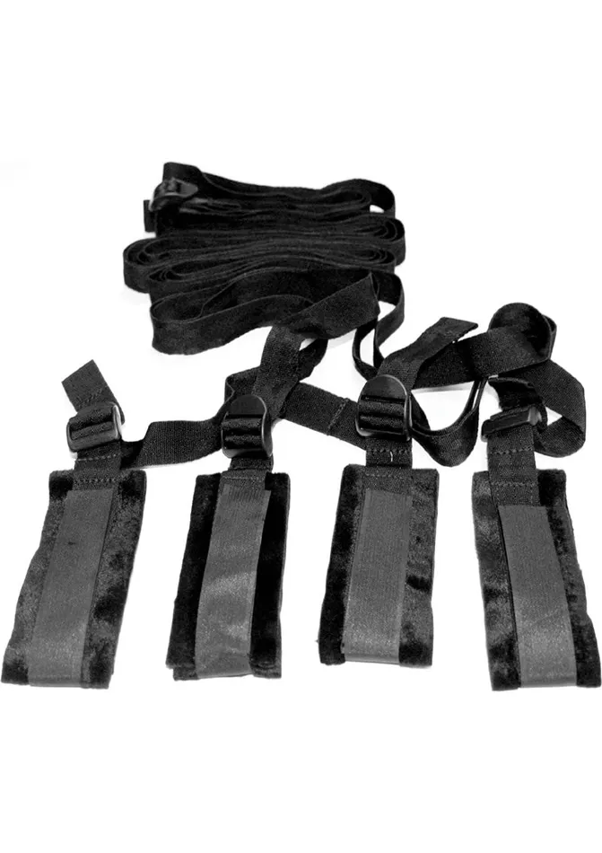 Couples Sex and Mischief Bed Bondage Restraint Kit Sex and Mischief