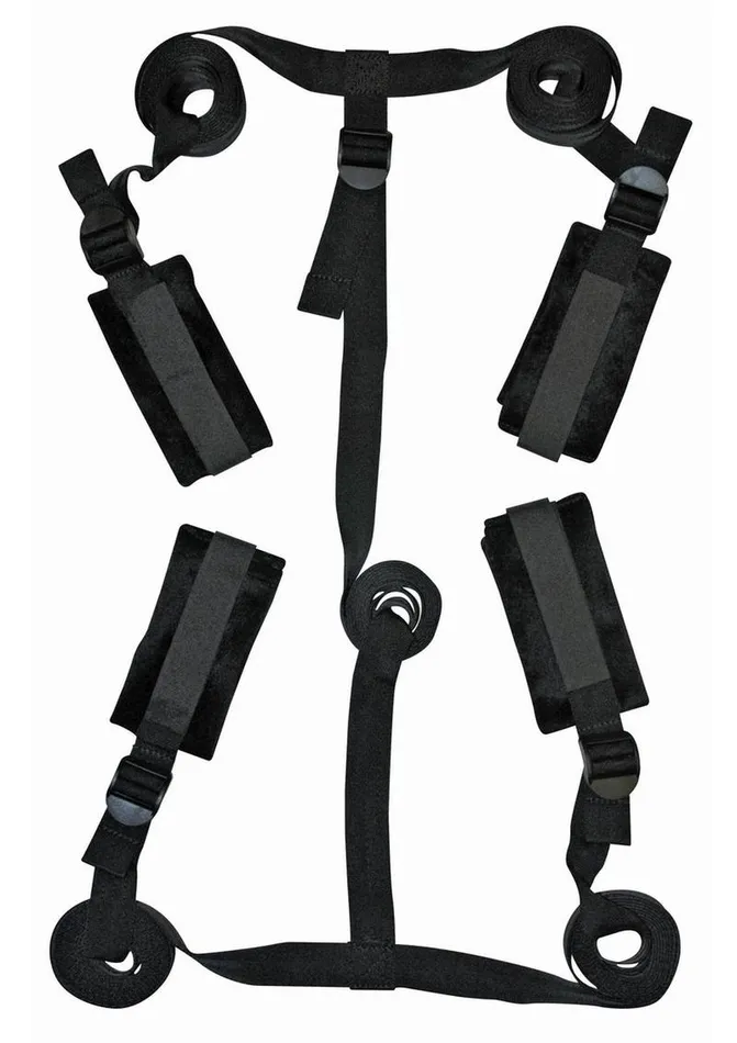 Couples Sex and Mischief Bed Bondage Restraint Kit Sex and Mischief