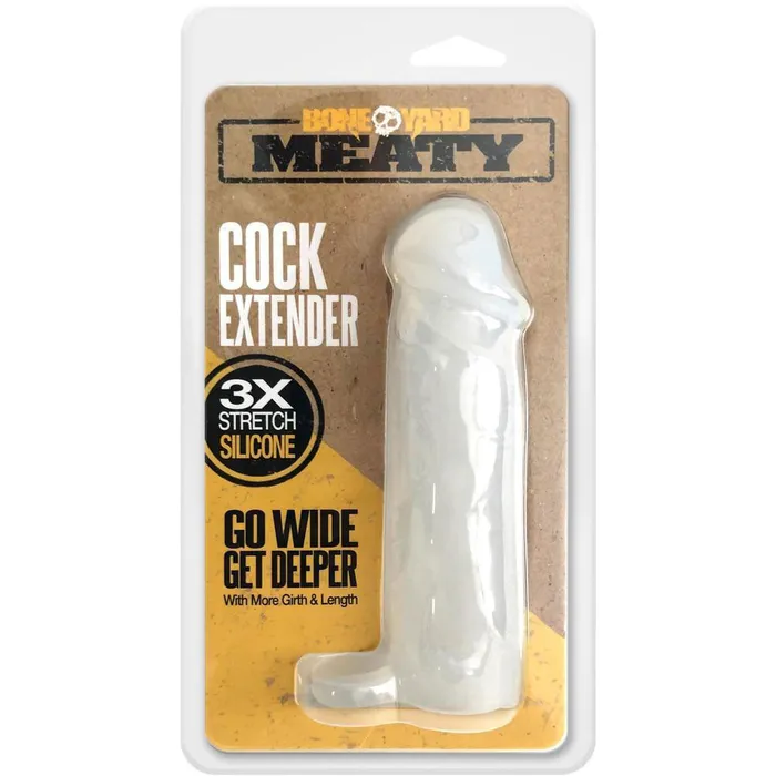 Dildos Rascal Boneyard Meaty Cock Extender Clear Dildos Rascal Boneyard Meaty Cock Extender Clear