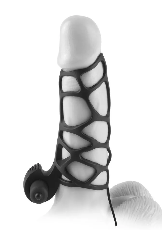 Fantasy XTensions Fantasy XTensions Silicone Extreme Power Vibrating Cock Cage Male Sex Toys Fantasy XTensions Fantasy XTensions Silicone Extreme Power Vibrating Cock Cage Male Sex Toys