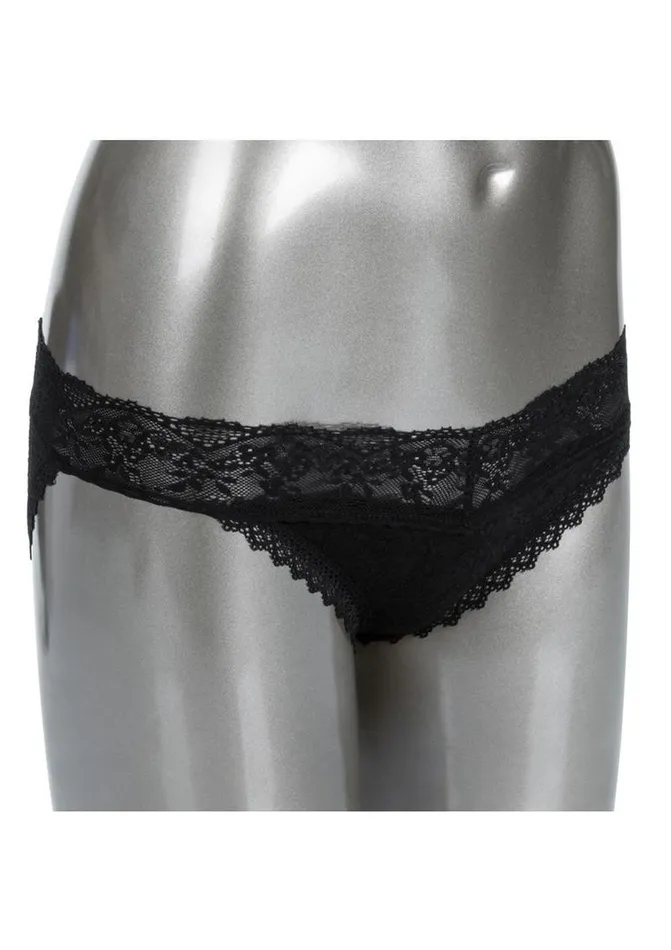 Female Sex Toys Remote Controlled Vibes Calexotics Silicone Rechargeable Lace Panty Vibe with Remote Control 3 Pieces LXL