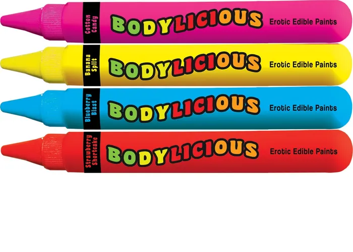 Hott Products Bodylicious Edible Body Pens 4pk Assorted Flavors Female Sex Toys Hott Products Bodylicious Edible Body Pens 4pk Assorted Flavors Female Sex Toys