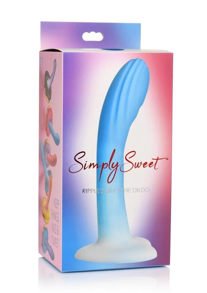 Simply Sweet Dildos Simply Sweet Rippled Silicone Dildo