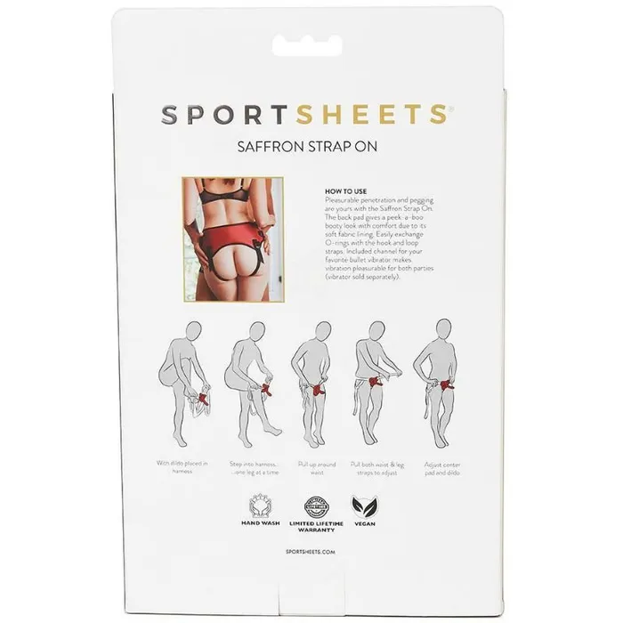 Sportsheets Saffron Faux Leather Harness Male Sex Toys