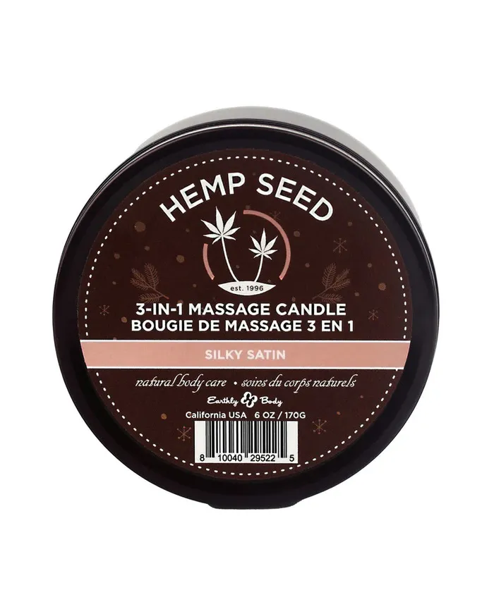 2024 Holiday Sale Couples 3in1 Massage Candle 6 Oz Silky Satin