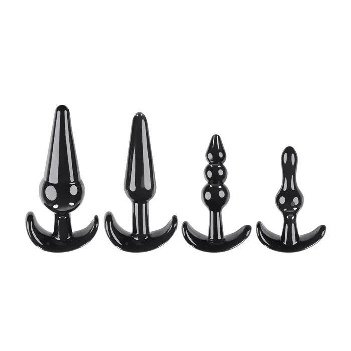 Anal Evolved Novelties Intro to Plugs Black