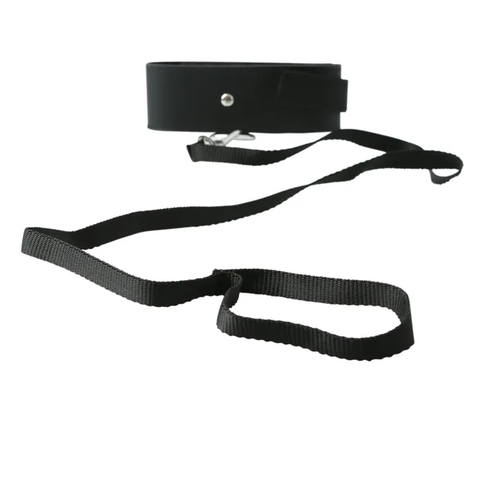 Anal Sportsheets Sex and Mischief Leash and Collar Black