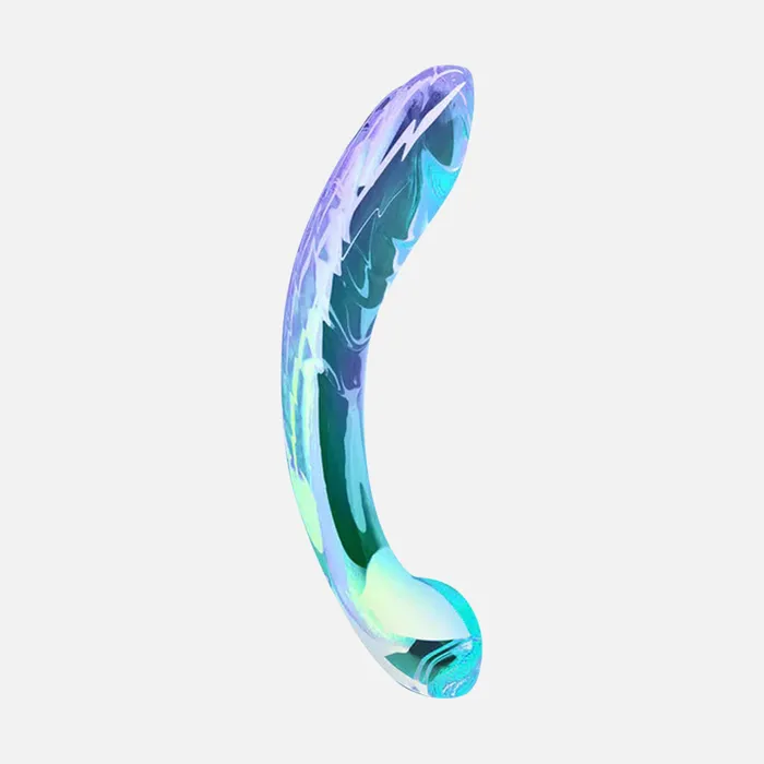 Biird Dildos Kalii Glass Gspot Dildo Teal