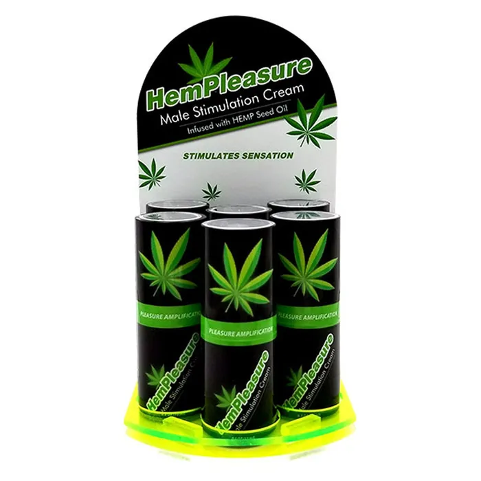Body Action Female Sex Toys Hempleasure for Men 5 Oz 6 Bottle Display