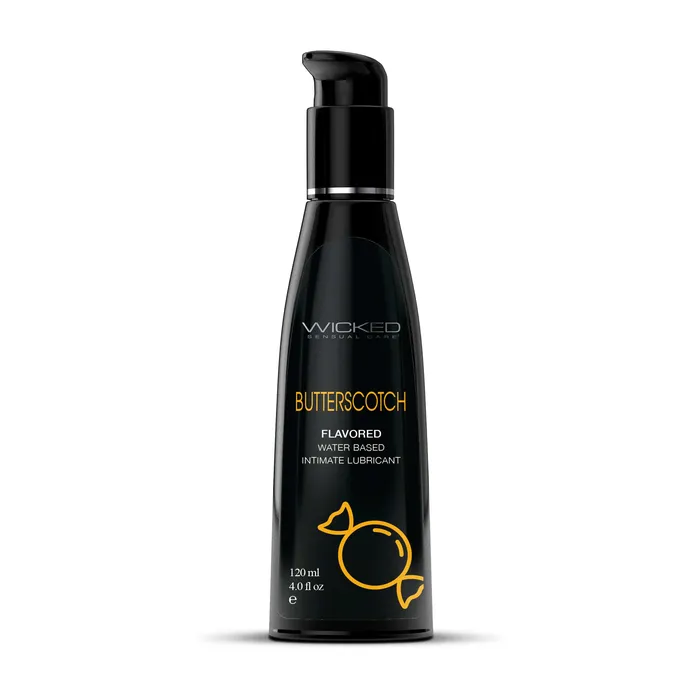 Butterscotch Flavored Water Based Lubricant 4 Oz Wicked Sensual Care Lubricants Butterscotch Flavored Water Based Lubricant 4 Oz Wicked Sensual Care Lubricants
