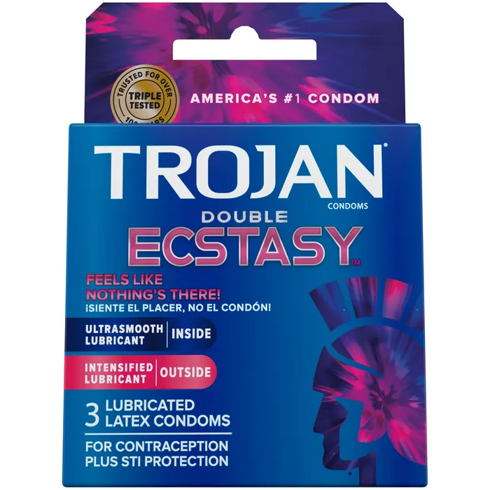 Dildos Paradise Marketing Trojan Double Ecstasy 3 Pack