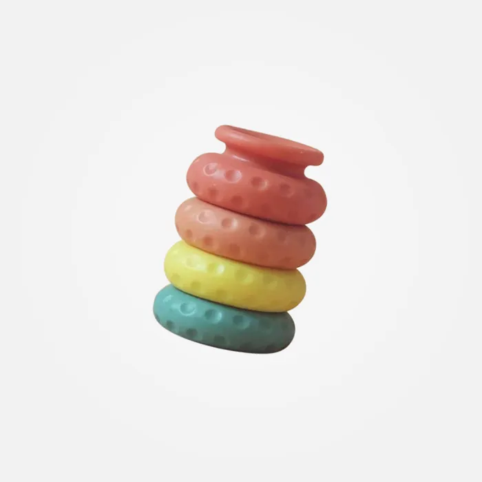 Female Sex Toys Ohnut Classic Rainbow Ohnut Depth Control Rings set of 4