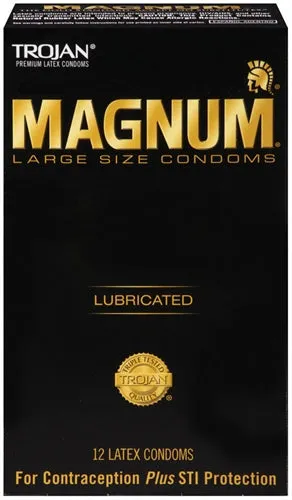 Female Sex Toys Paradise Marketing Trojan Magnum 12 Pack