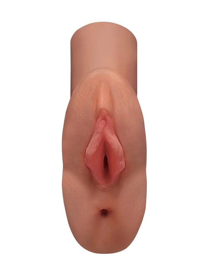 Perfect Pussy Double Stroker Tan Pipedream Male Sex Toys