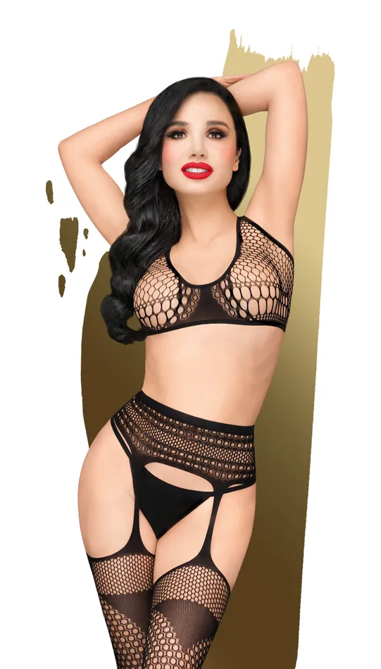 Smoking Gun SL Black Penthouse Lingerie Anal