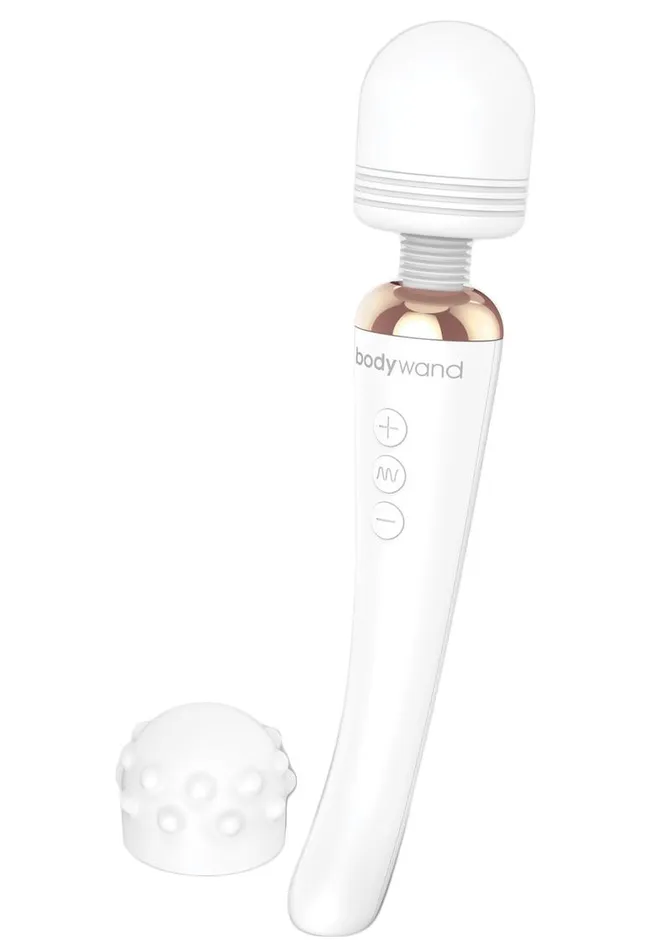 Vibrators Bodywand Curve Rechargeable White 2024 Holiday Sale