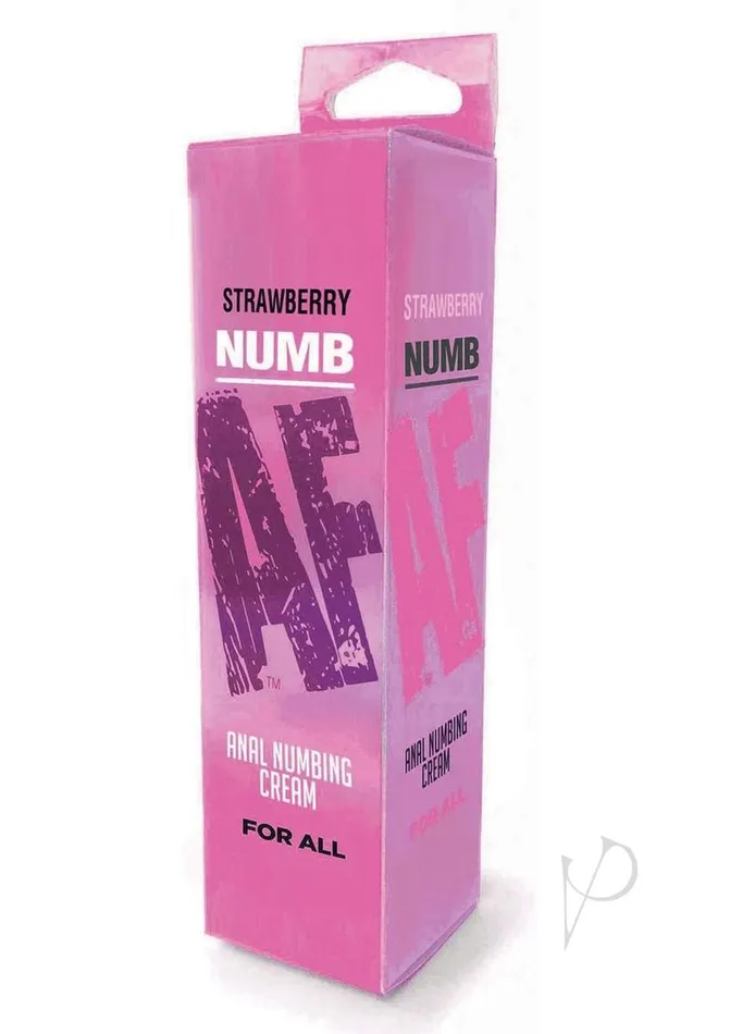Af Anal Numb AF Anal Numbing Flavored Cream 15oz Strawberry