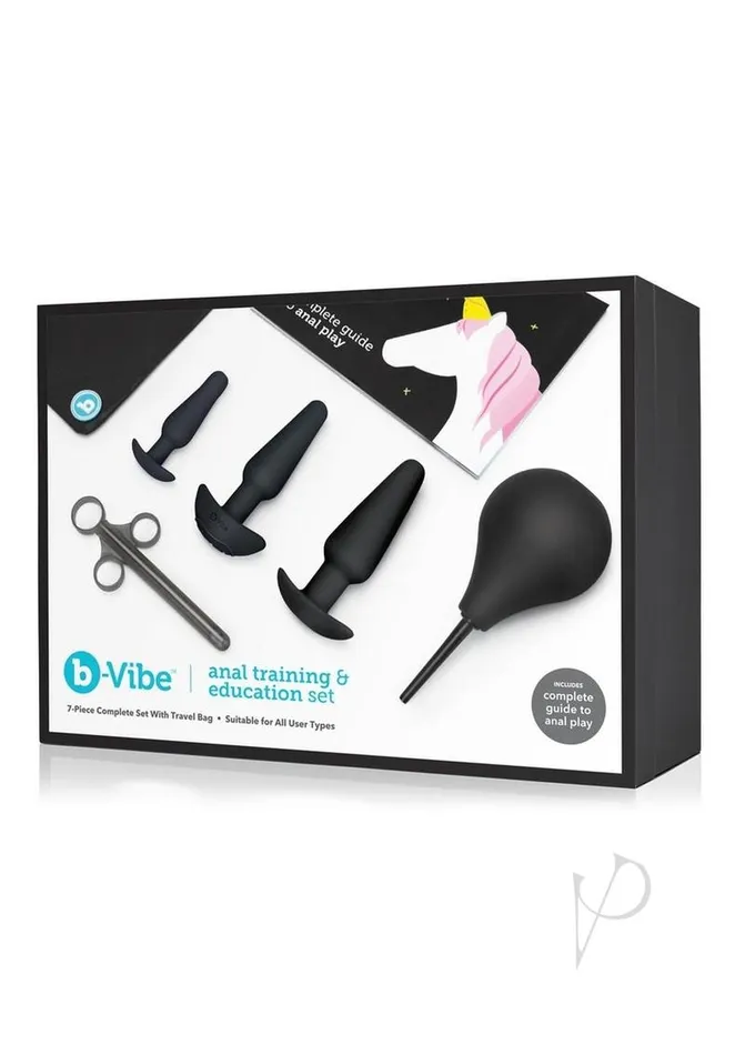 Anal B Vibe BVibe Anal Education Set Rechargeable Silicone Anal Play Black Anal B Vibe BVibe Anal Education Set Rechargeable Silicone Anal Play Black