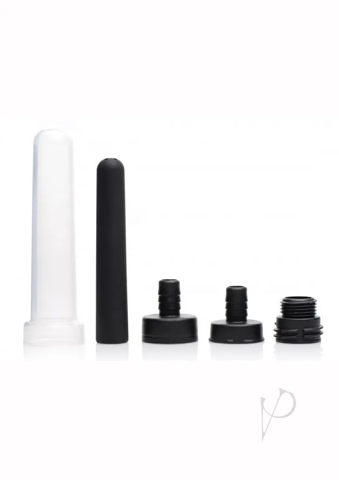 Anal Cleanstream CleanStream Travel Enema Set 5 piece Water Bottle Adapter Kit Black
