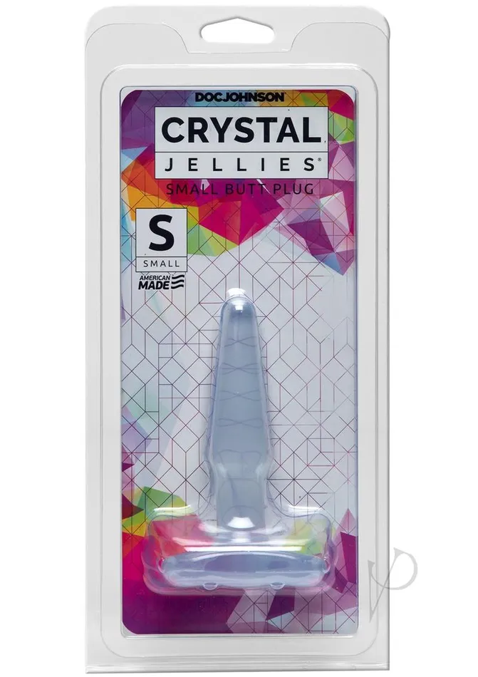 Anal Crystal Jellies Crystal Jellies Butt Plug Small Clear