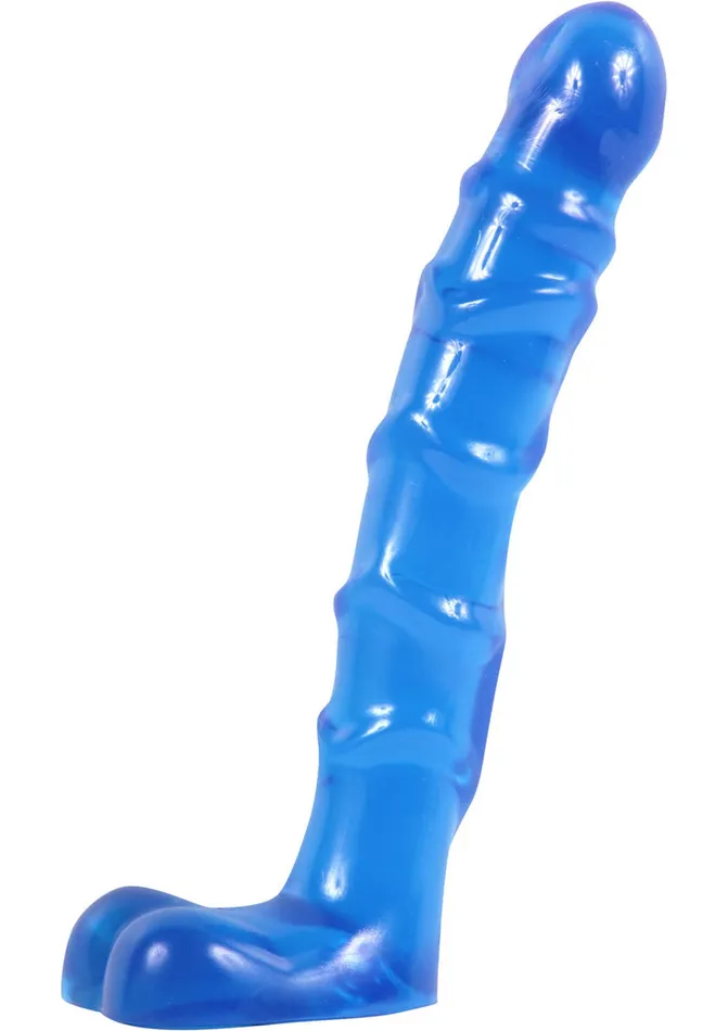 Anal Doc Johnson Raging HardOns Slimline Anal Series Ass Play Ballsy Dildo with Balls 7in Cobalt Blue Anal Doc Johnson Raging HardOns Slimline Anal Series Ass Play Ballsy Dildo with Balls 7in Cobalt Blue