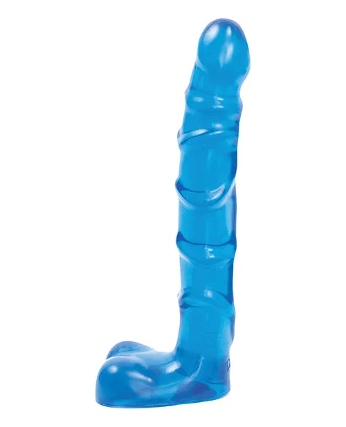 Anal Doc Johnson Raging HardOns Slimline Anal Series Ass Play Ballsy Dildo with Balls 7in Cobalt Blue Anal Doc Johnson Raging HardOns Slimline Anal Series Ass Play Ballsy Dildo with Balls 7in Cobalt Blue