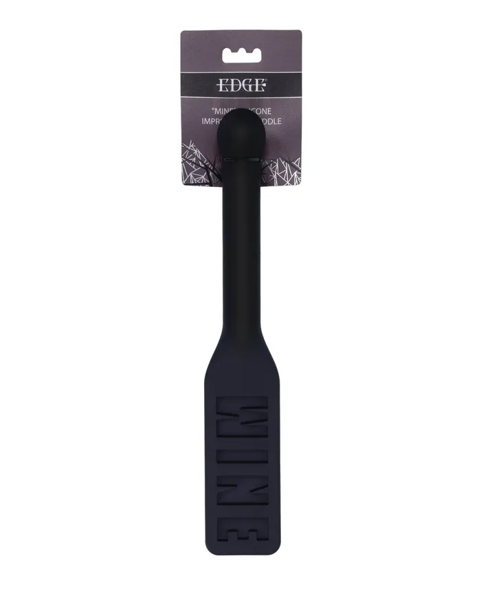 Anal Edge Edge MINE Silicone Paddle Black